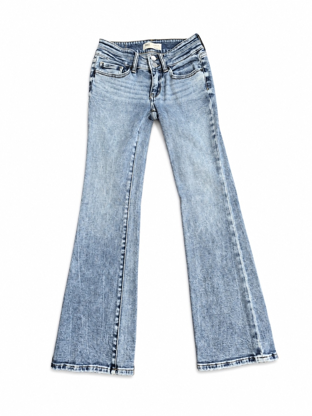 BKE Stella Slim Low Rise Bootcut Jeans Light Wash Size 25x32